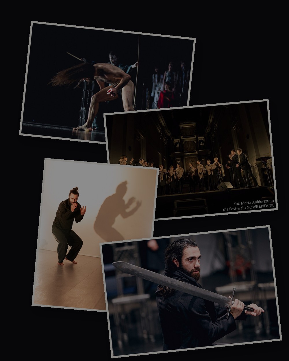 Selected performance work: dance, physical theatre and voice