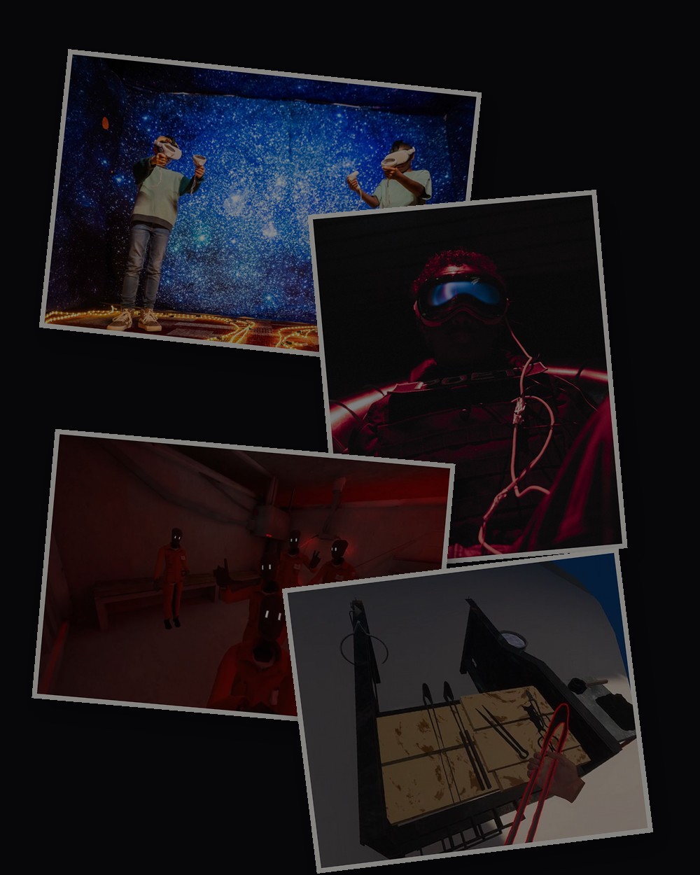 Selected XR work: immersive VR, headsets and real-time scenes
